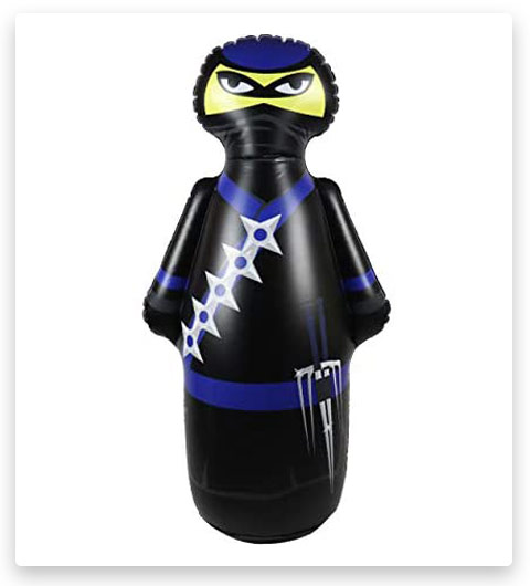 J&A's Ninja Kids Punching Bag Inflatable Toy