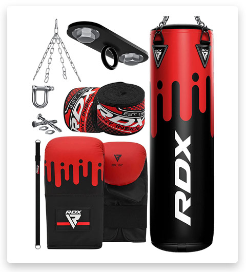 RDX Punching Bag Set Muay Thai Training Gloves