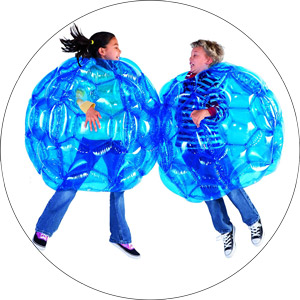 ThinkMax Bumper Ball for Kids and Adults 4FT Human Hamster Ball Body Zorb Ball 5FT Inflatable Bubble Soccer Ball