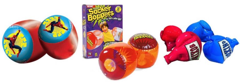 socker boppers inflatable boxing pillows