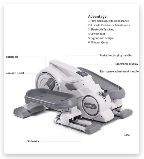 Cubii Pro Seated Under Desk Elliptical Machine