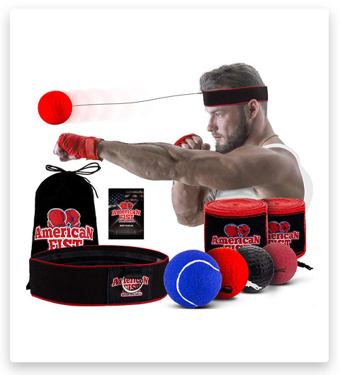 American Fist Boxing Reflex Ball Set
