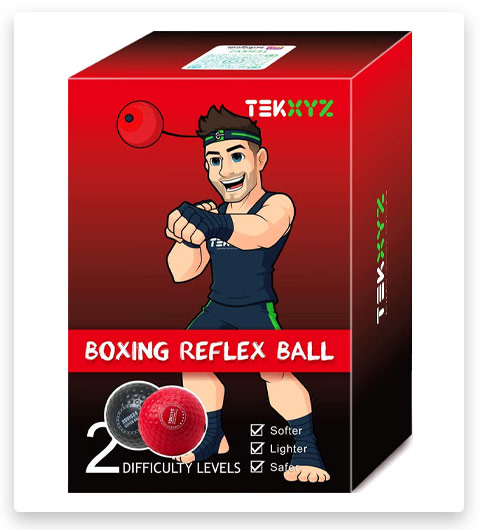 Tekxyz Boxing Reflex Ball Set