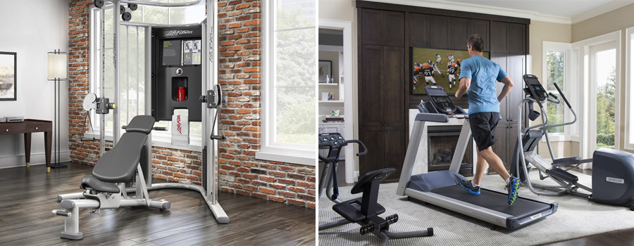 types of home fitness equipment