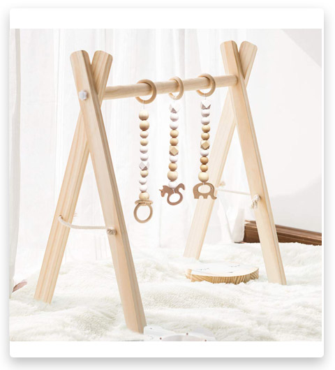 HAN-MM Wooden Baby Gym