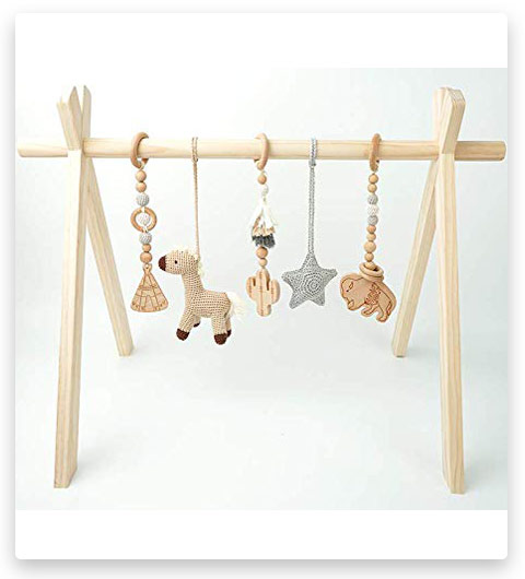 Mali Wear Wooden Play Gym Baby