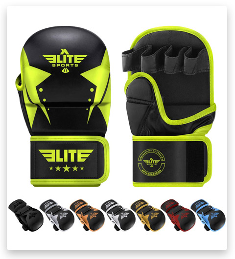 Elite Sports MMA Grappling Training Sparring Gloves