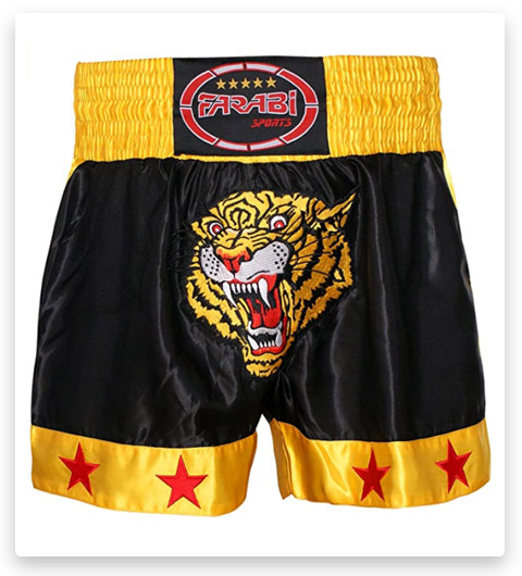 Muay Thai Shorts Kick Boxing Training Satin