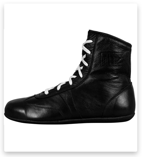 Title Boxing Old School Leather Boxing Shoes