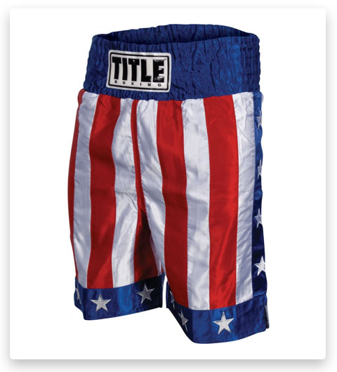 Title American Flag Boxing Trunks