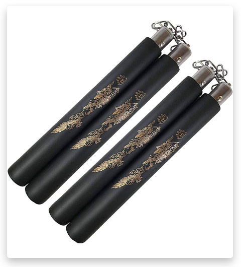 MSGumiho Foam Rubber Training Nunchucks