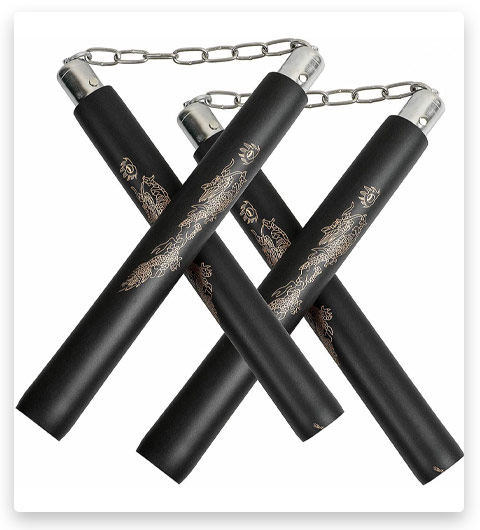 REALHUNLEE Foam Training Nunchucks