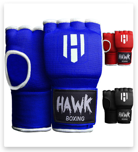 Hawk Padded Inner Gloves Training Gel Elastic Hand Wraps