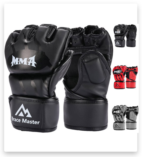 Brace Master MMA Gloves Sparring UFC Boxing Gloves