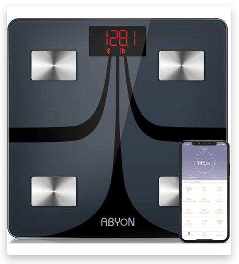 ABYON Bluetooth Smart Bathroom Scales