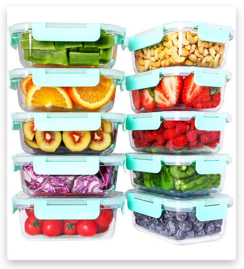 Bayco Glass Meal Prep Containers