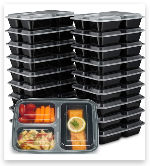 EZ Prepa Compartment Meal Prep Containers