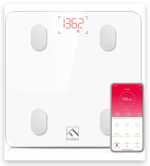 FITINDEX Bluetooth Body Fat Scale