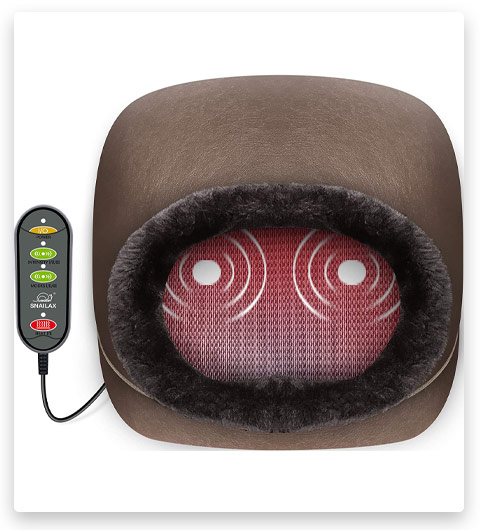 Snailax 3-in-1 Foot Warmer & Back Massager