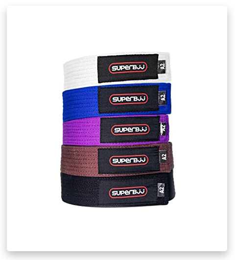 SUPERBJJ Premium Pearl Weave Jiu Jitsu Gi Belt