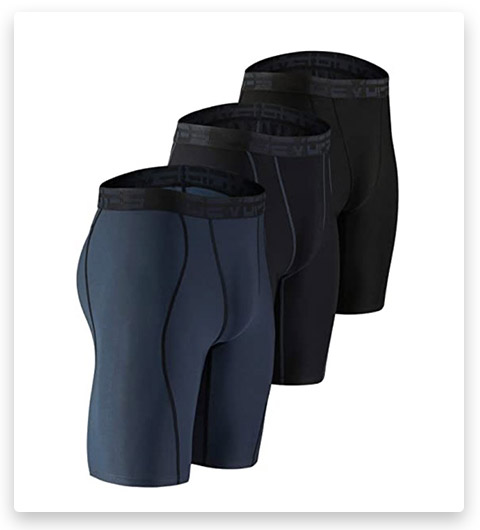 DEVOPS Men's Compression Shorts with Pocket