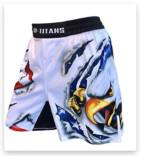 TRI-TITANS USA Ultimate Eagle Fight Shorts