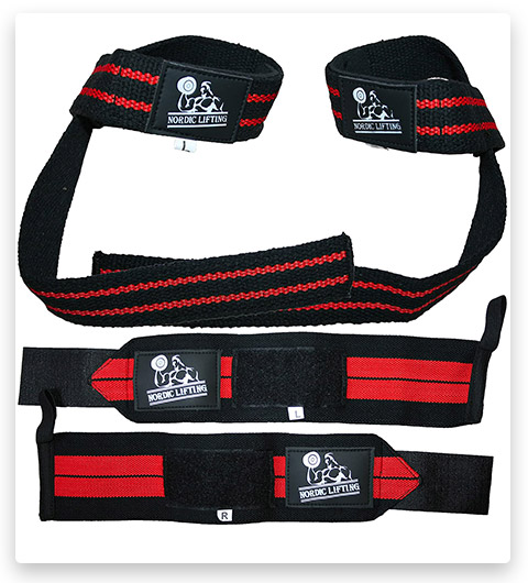 Wrist Wraps + Lifting Straps Bundle