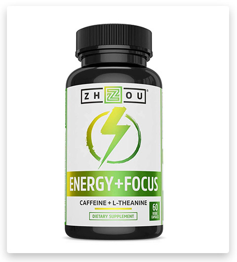Zhou Energy + Focus Caffeine with L-Theanine