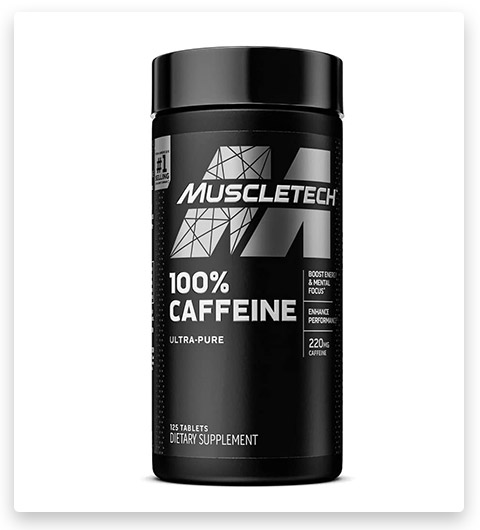 MuscleTech 100% Caffeine Energy Supplements