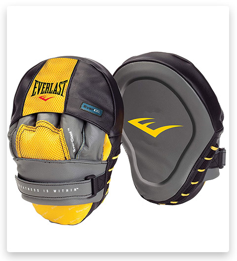 Everlast EverGel Mantis Punch Mitts Grey